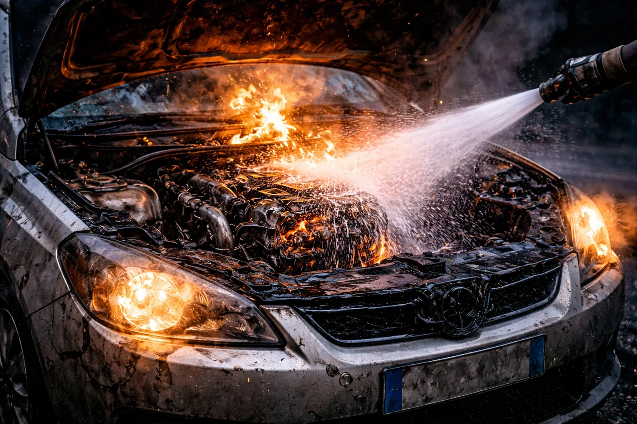 Firenze: Motorini in fiamme in Via Cavour, Vigili del Fuoco intervengono